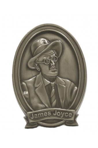 James Joyce Bronze Wall Plaque 6"