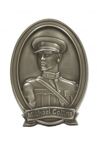 Michael Collins Bronze Wall Plaque 6"