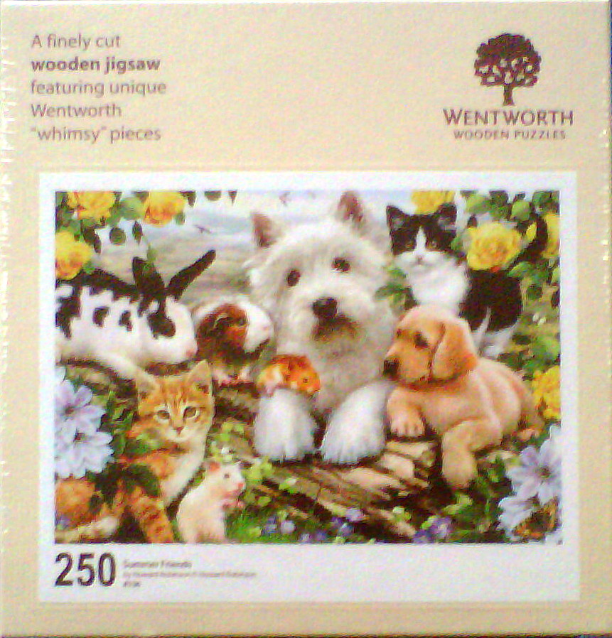 Westie and Friends 250 Pce Wooden Jigsaw Puzzle
