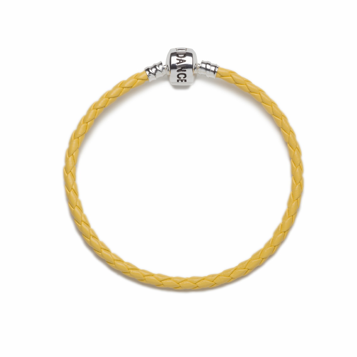 Official Riverdance20 Yellow Leather Style Charm Bracelet