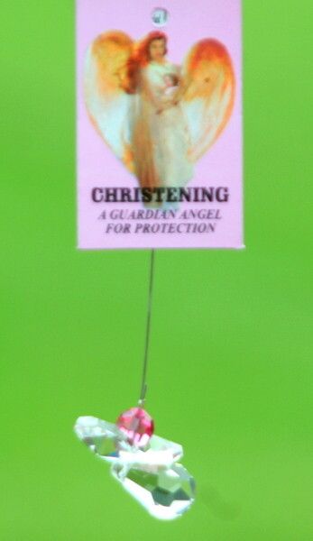 Crystal Hanging Angel/Christening Girl